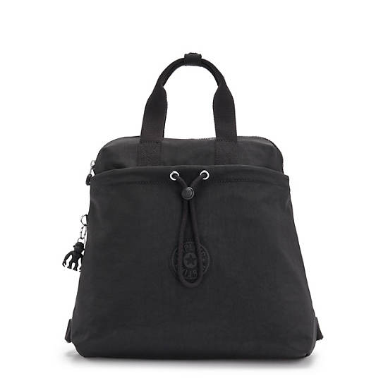 Torebki Kipling Goyo Medium Backpack Tote Czarne | PL 1945EB